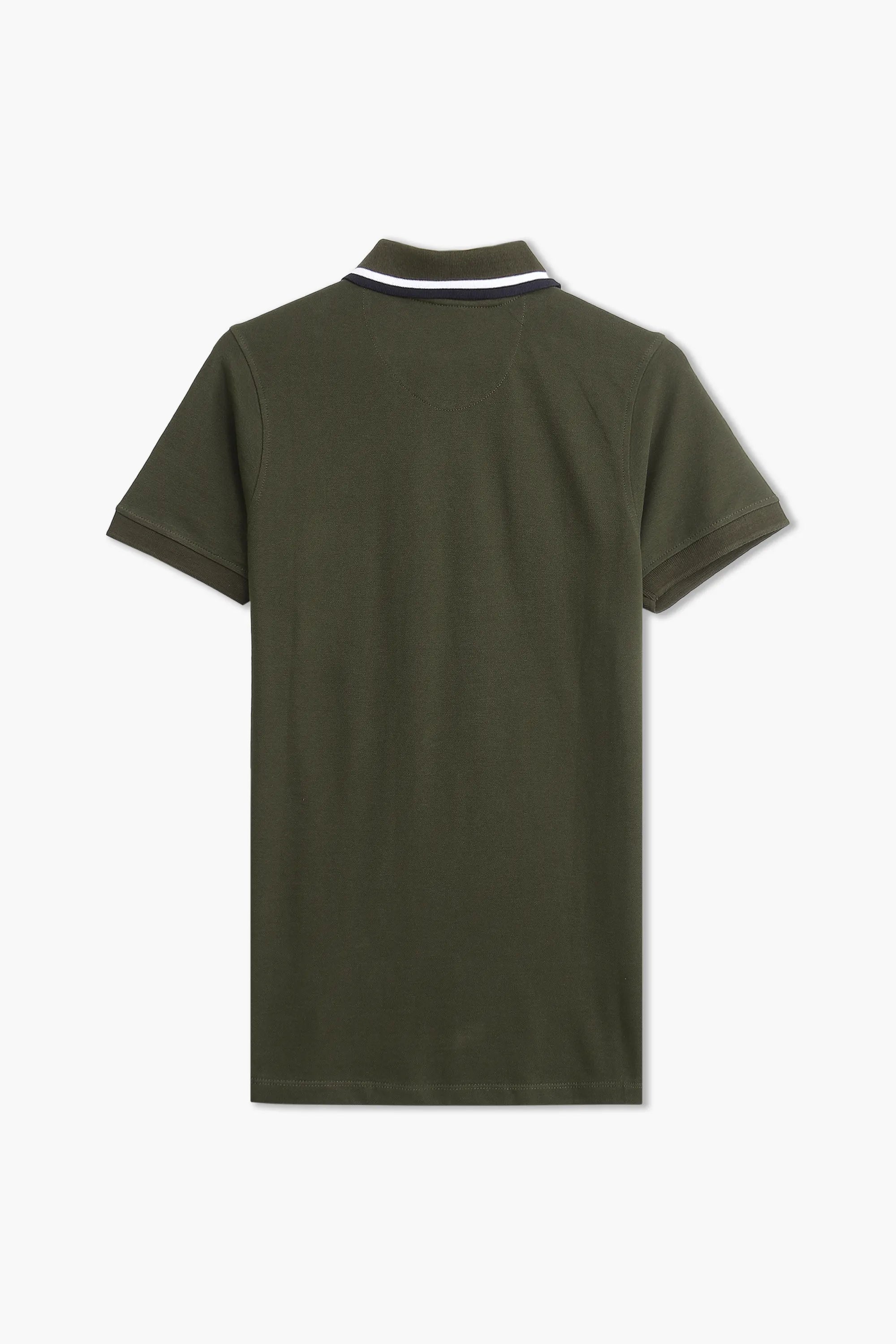 Jacquard Collar Polo