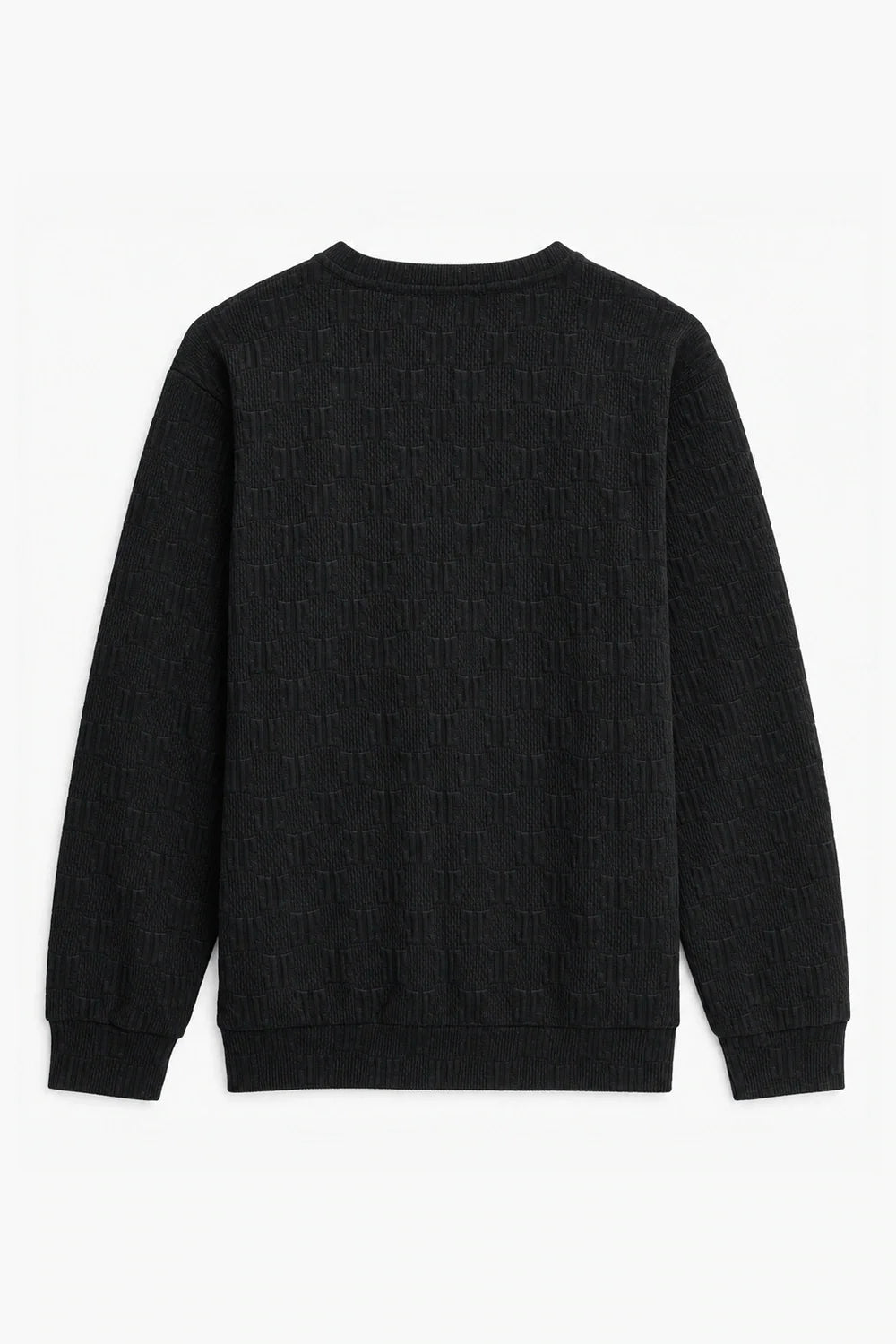 Textured Knit Sweatshirt