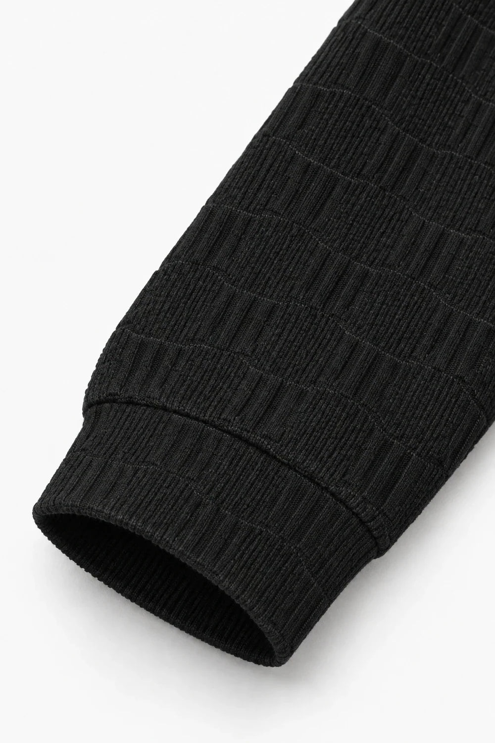 Textured Knit Sweatshirt