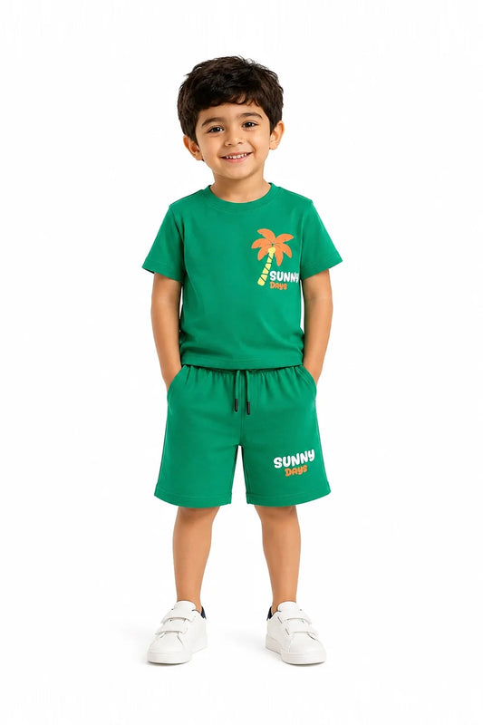Graphic 2 Piece Short Suit