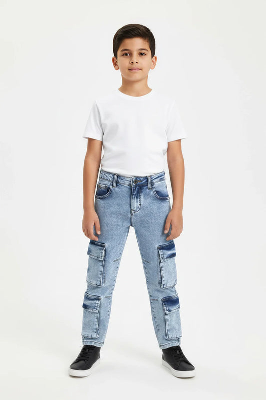 Denim Cargo Pant