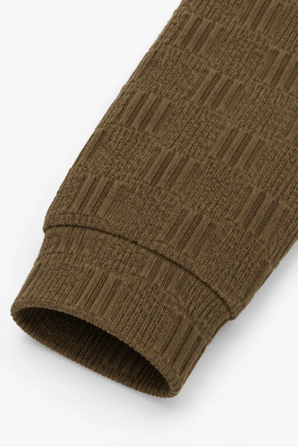 Textured Knit Sweatshirt