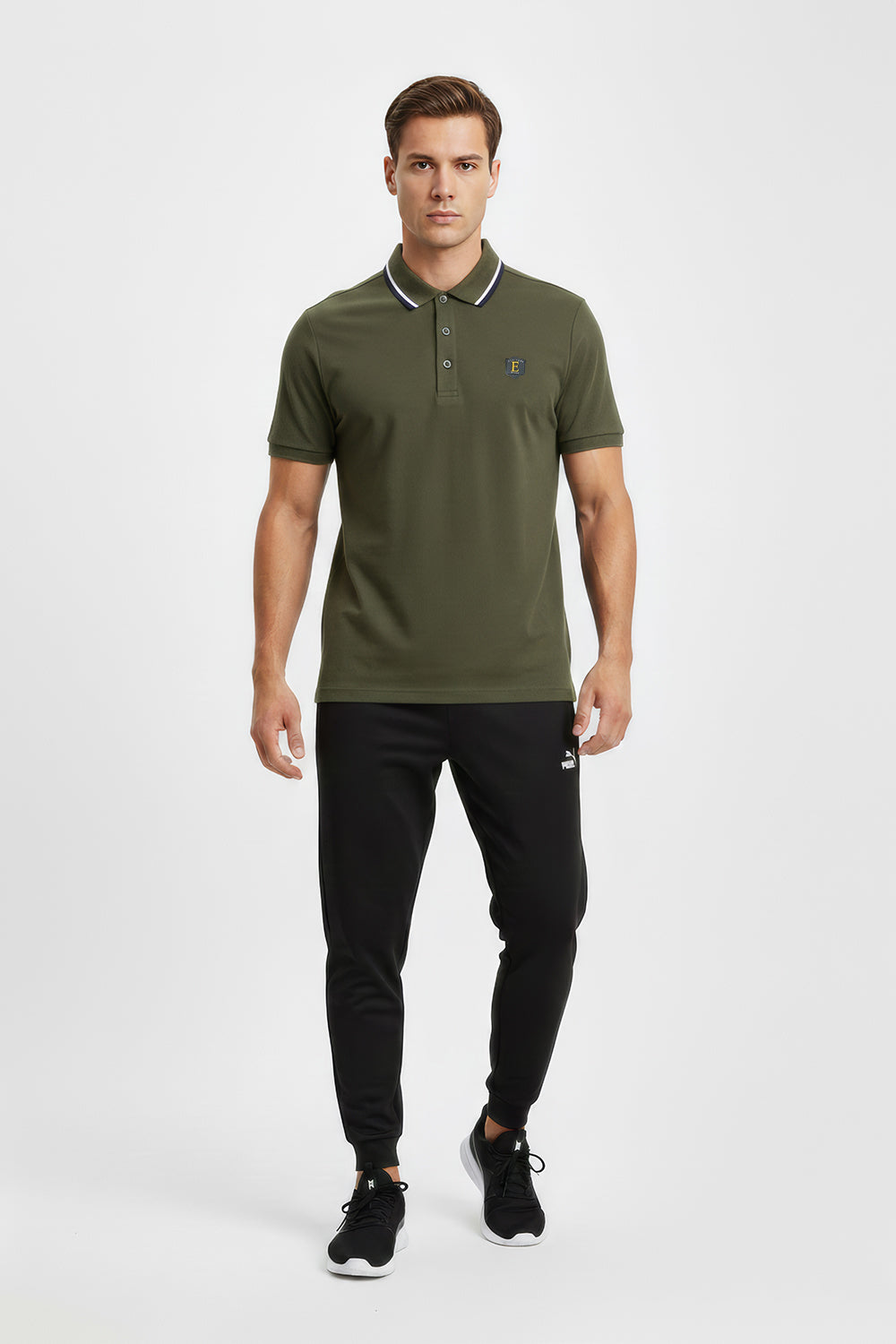 Jacquard Collar Polo