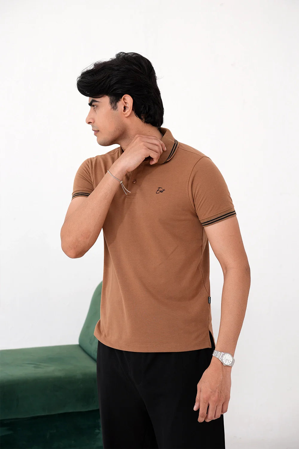 Men Pique Polo Shirt