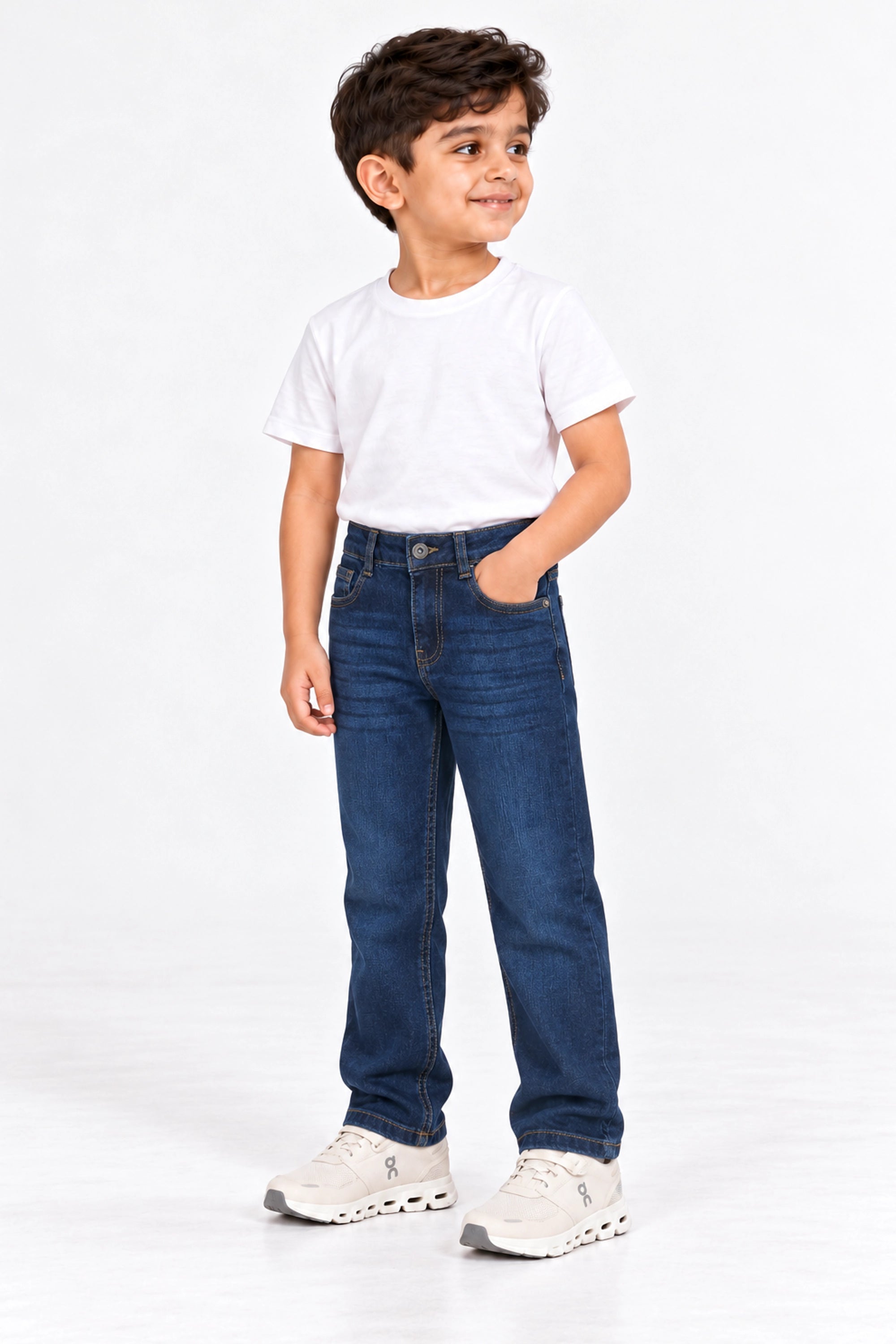 Straight Fit Denim Pant