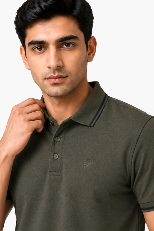 Basic Pique Polo Shirt
