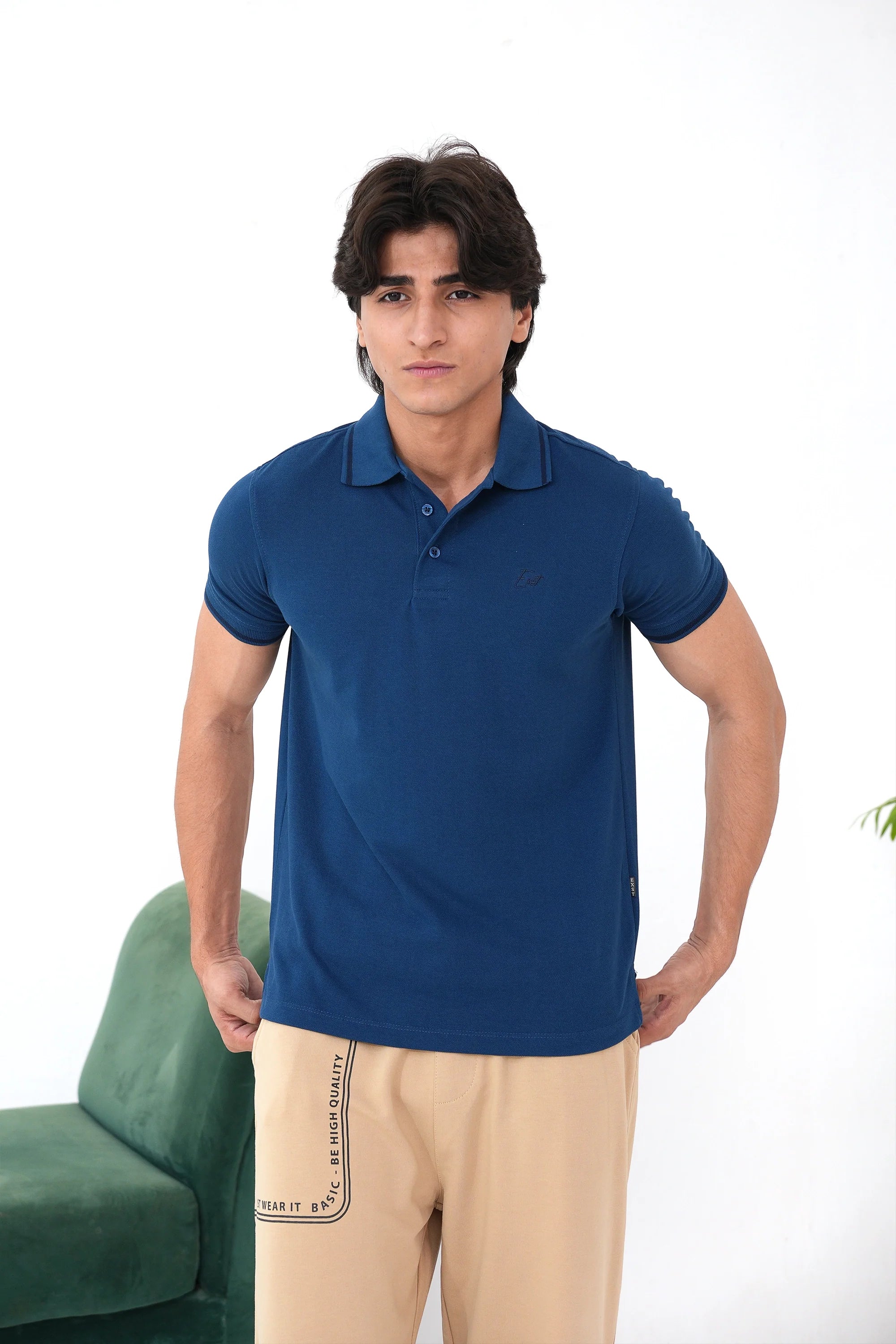 Men Pique Polo Shirt