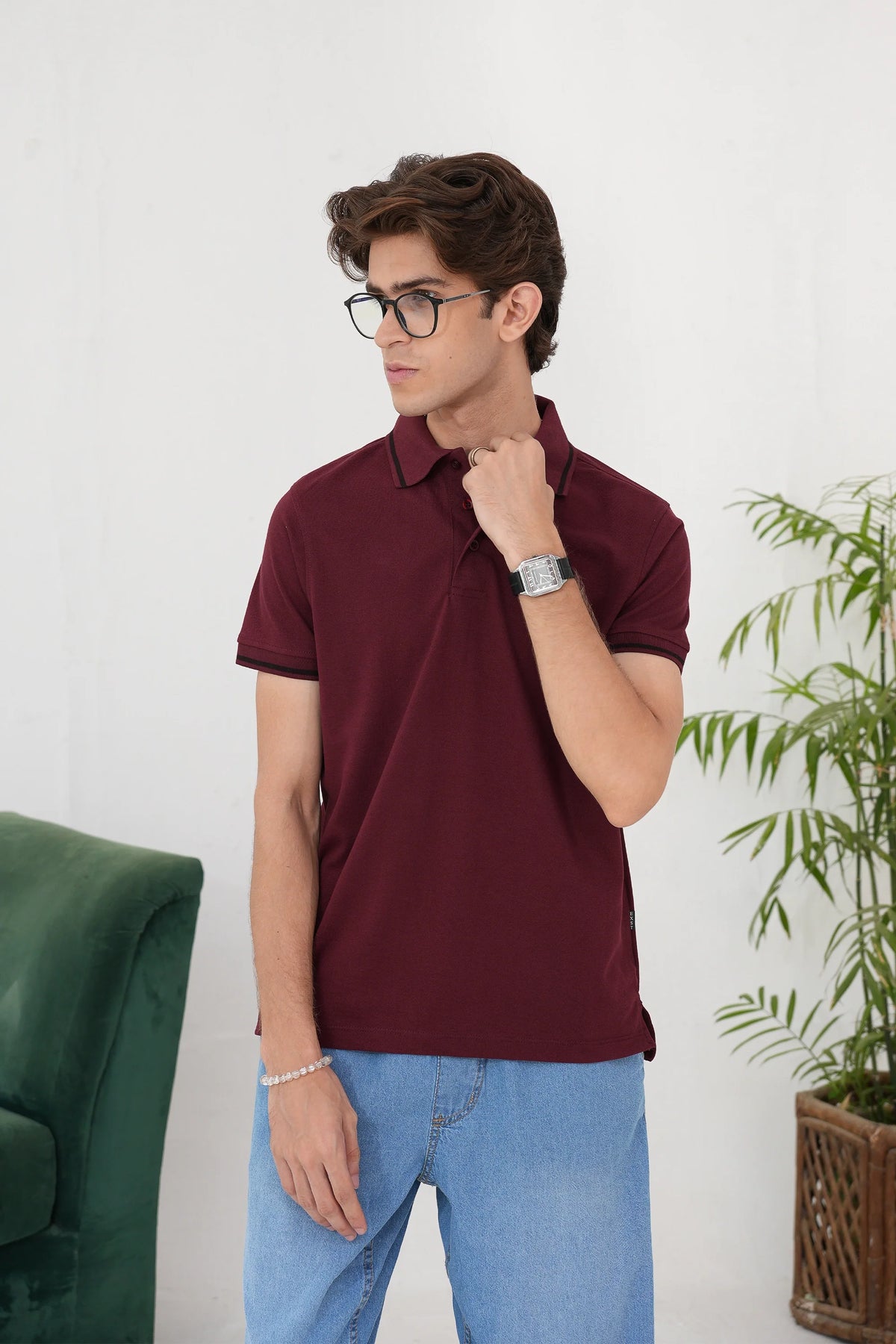 Men Pique Polo Shirt