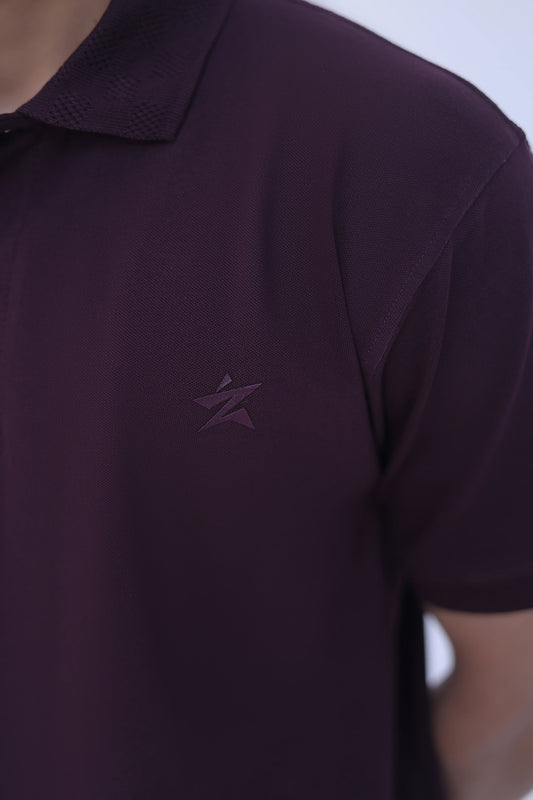 Jacquard Collar Polo