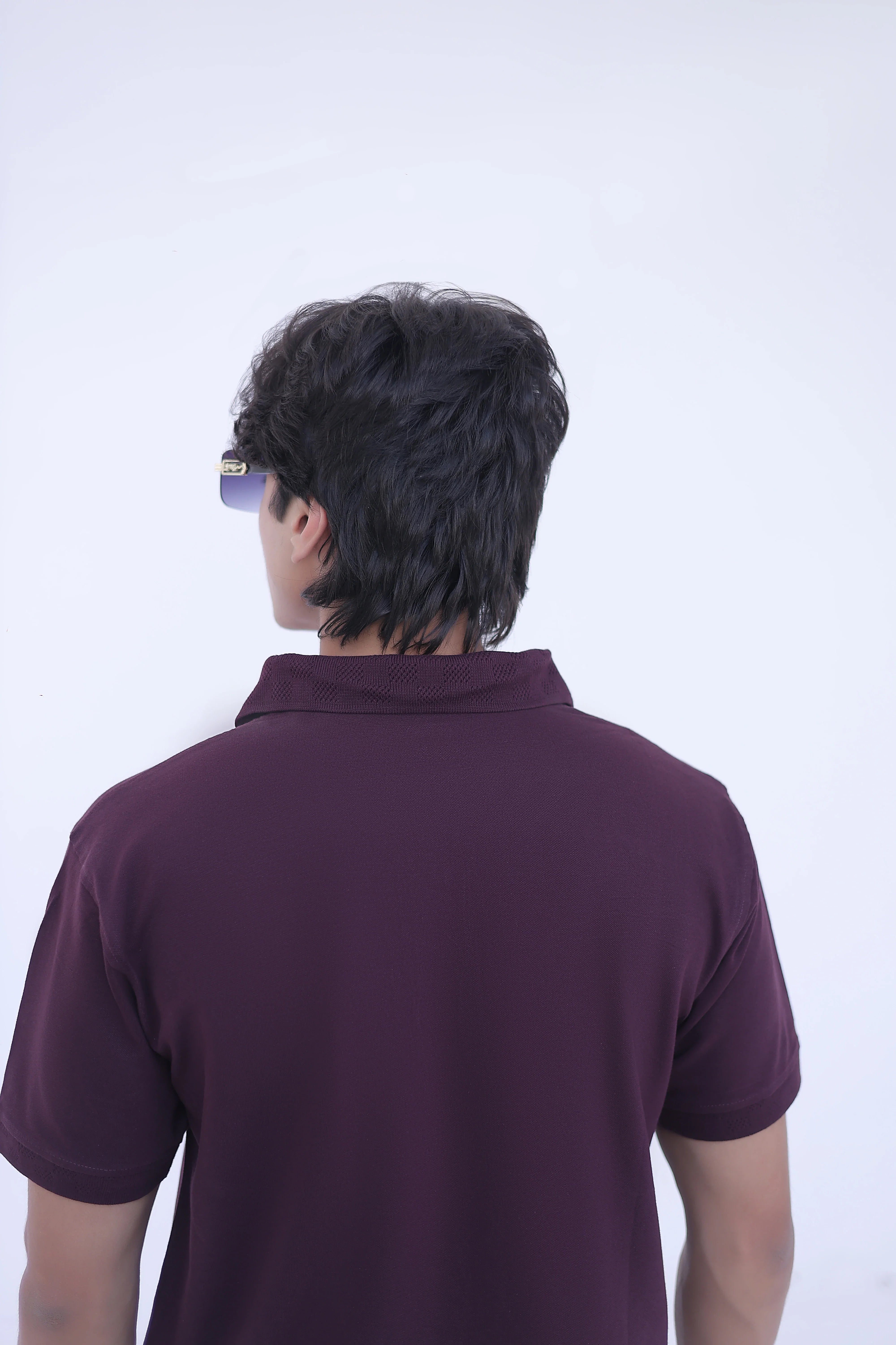 Jacquard Collar Polo