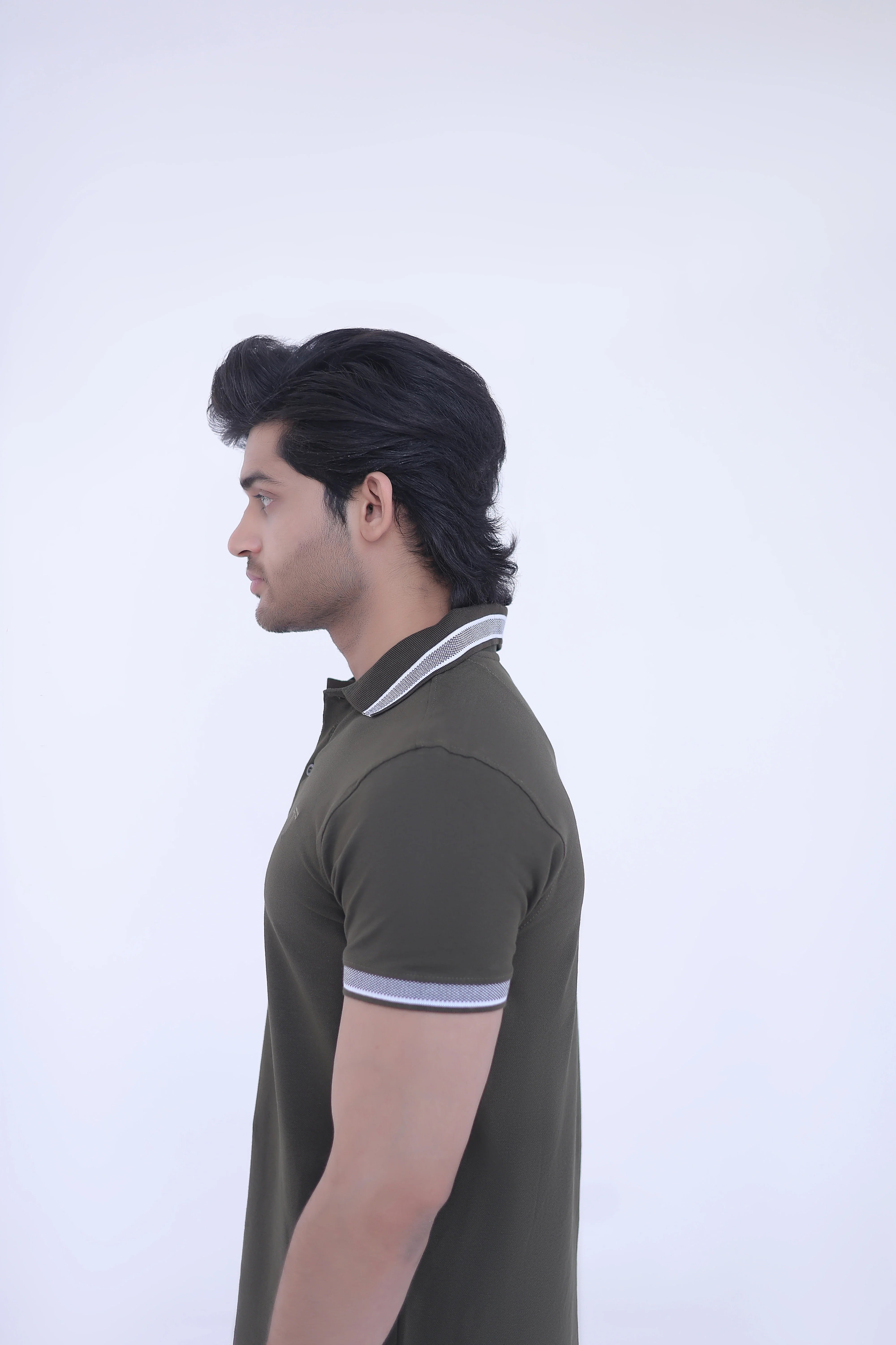 Jacquard Collar Polo