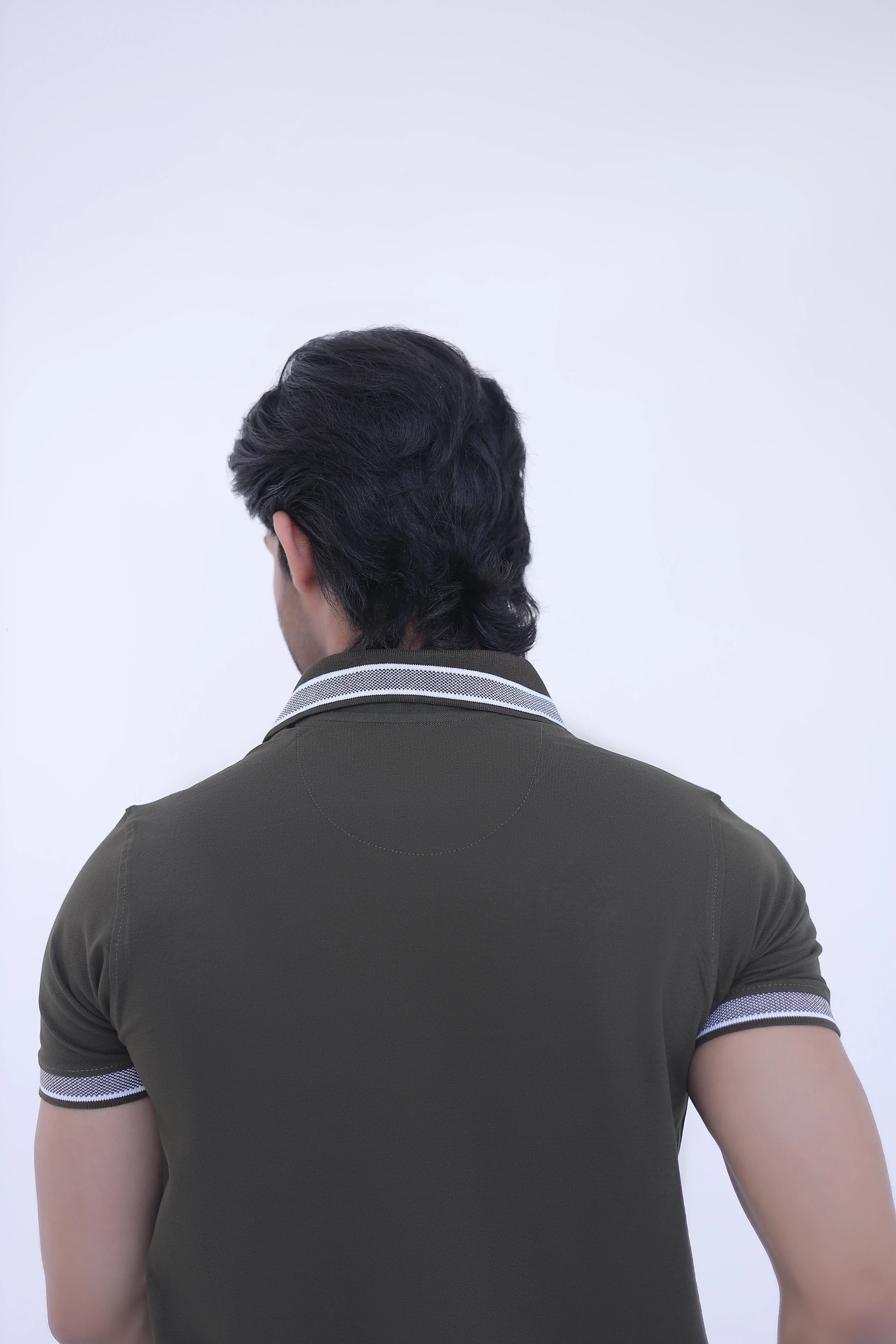 Jacquard Collar Polo